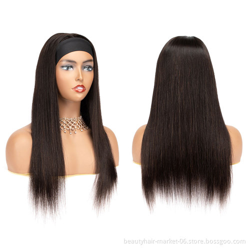 Headband Wigs And All Textures Headband Synthetic Wig Human Hair Wigs